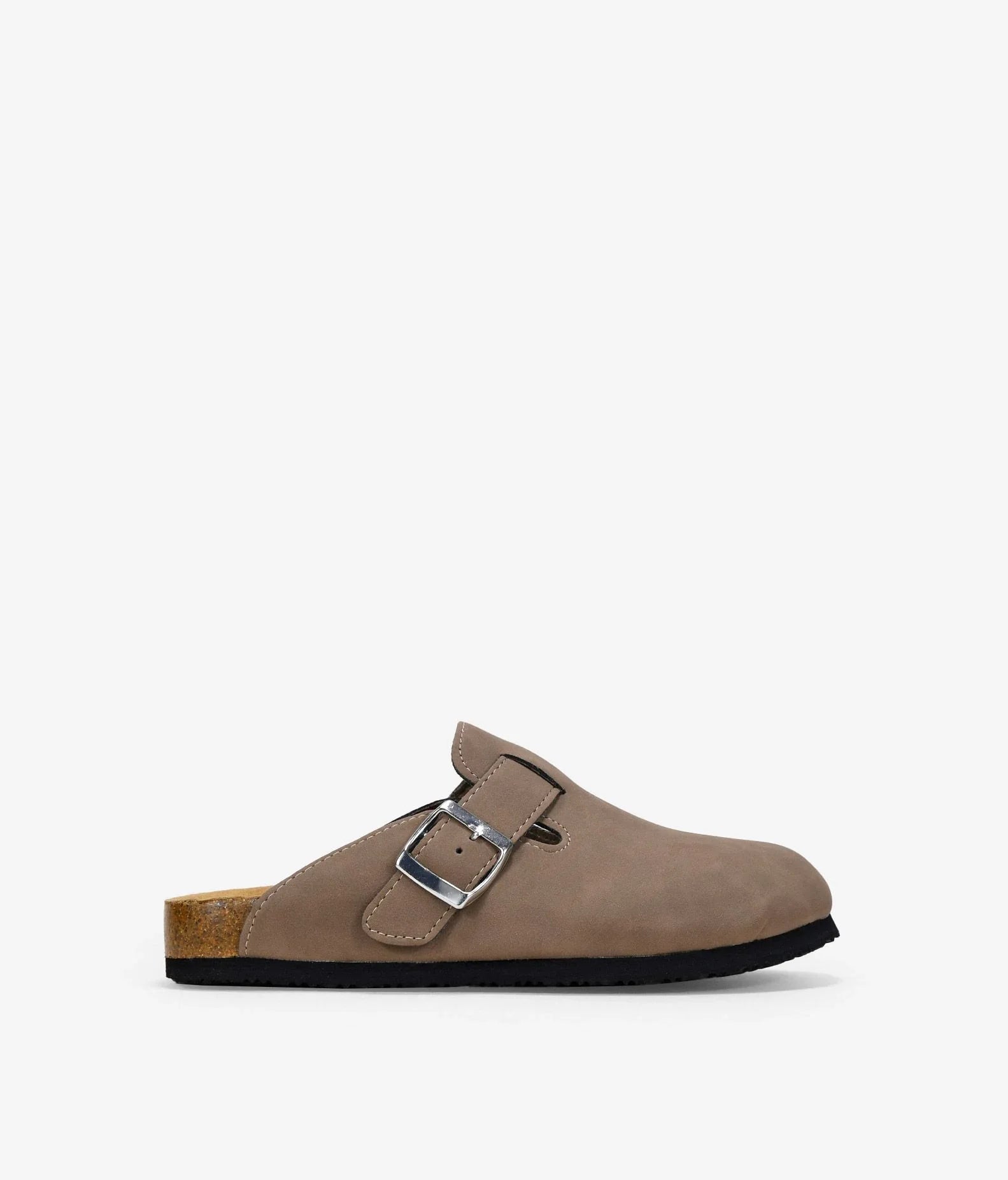 FLAT CLOGS WITH BUCKLE