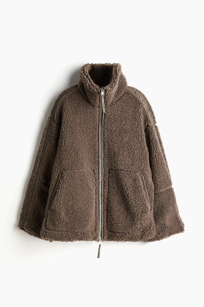 NORDIC COZY TEDDYJACKA OVERSIZE