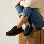 Brooklyn Suede Womens Slides