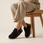 Brooklyn Suede Womens Slides
