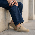Brooklyn Suede Womens Slides