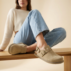 Brooklyn Suede Womens Slides