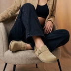 Brooklyn Suede Womens Slides