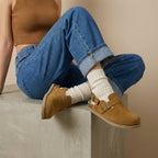 Brooklyn Suede Womens Slides
