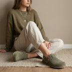 Brooklyn Suede Womens Slides