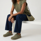 Brooklyn Suede Womens Slides
