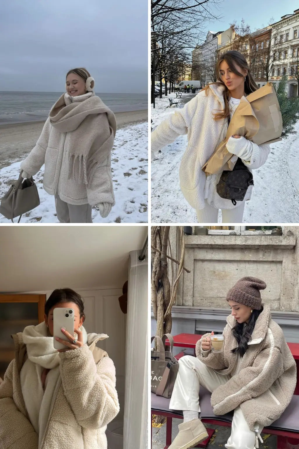 NORDIC COZY TEDDYJACKA OVERSIZE