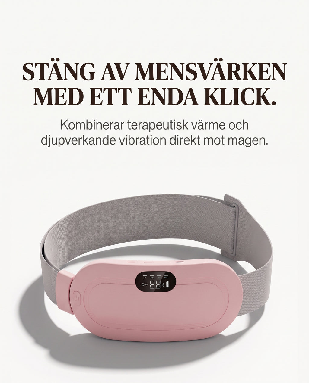 LINDRA™ Värme- & Massagedyna – Mensvärkslindring
