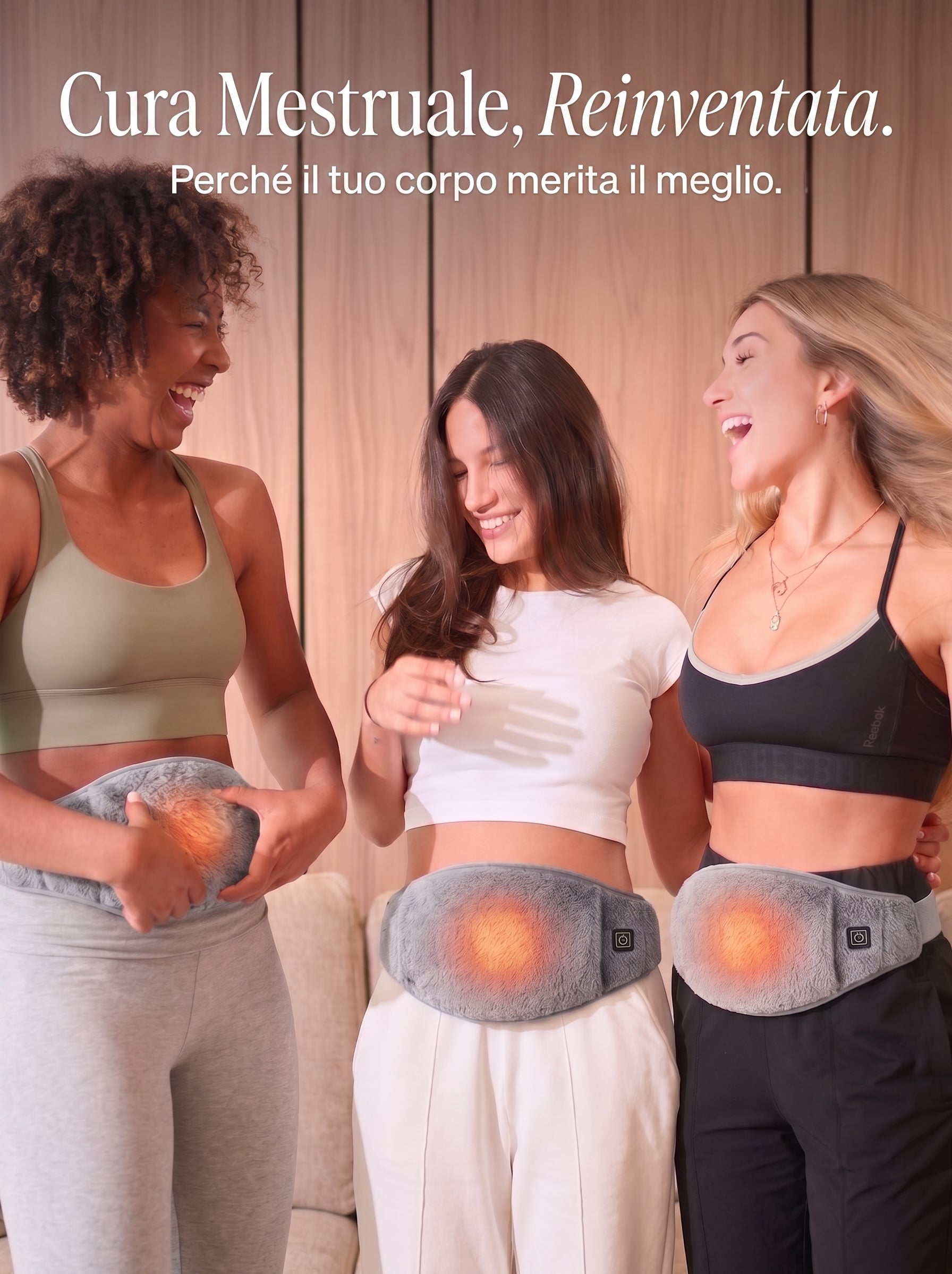 AURA™ Heat Wrap – Fascia Termica per i Crampi Mestruali