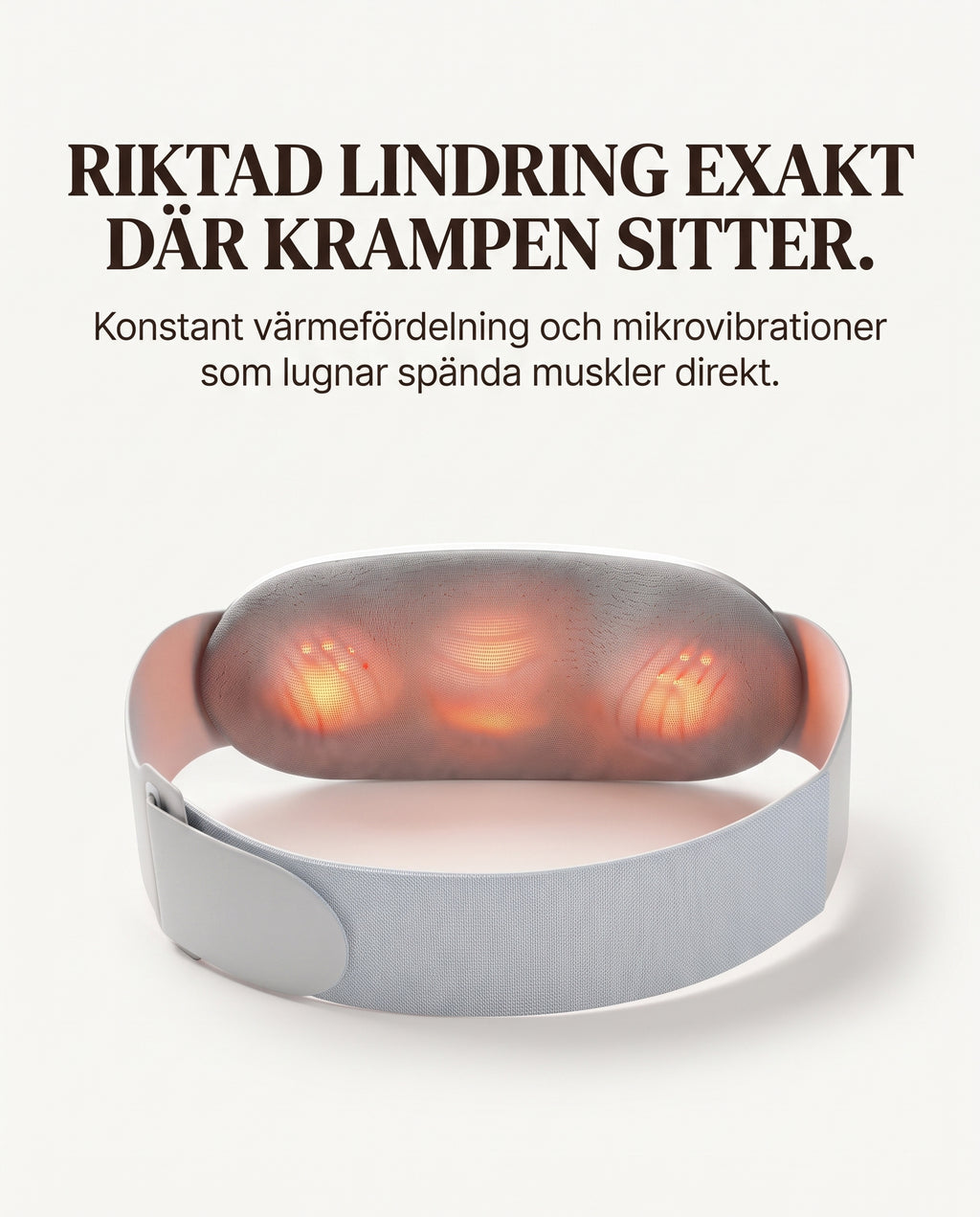 LINDRA™ Värme- & Massagedyna – Mensvärkslindring