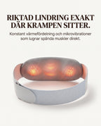 LINDRA™ Värme- & Massagedyna – Mensvärkslindring