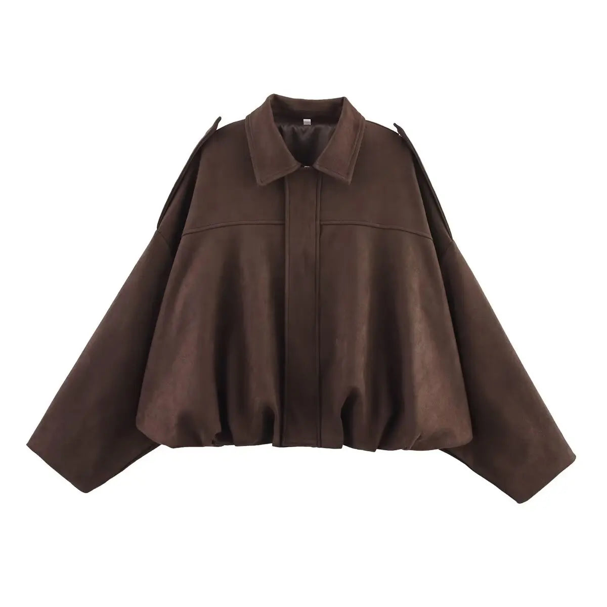 BOMBER SUEDE EFFECT JACKET