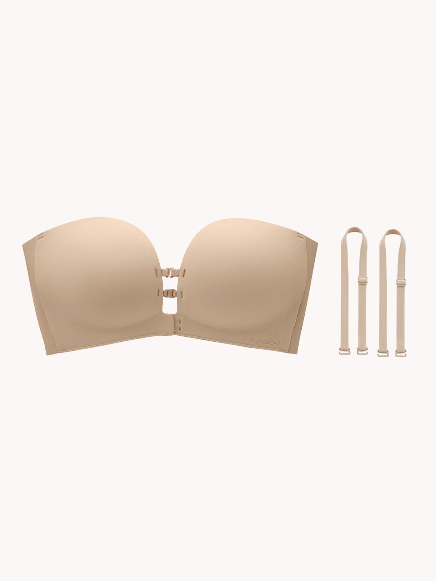 Strapless Front Closure Bra - Anti-Slip Grip Wireless