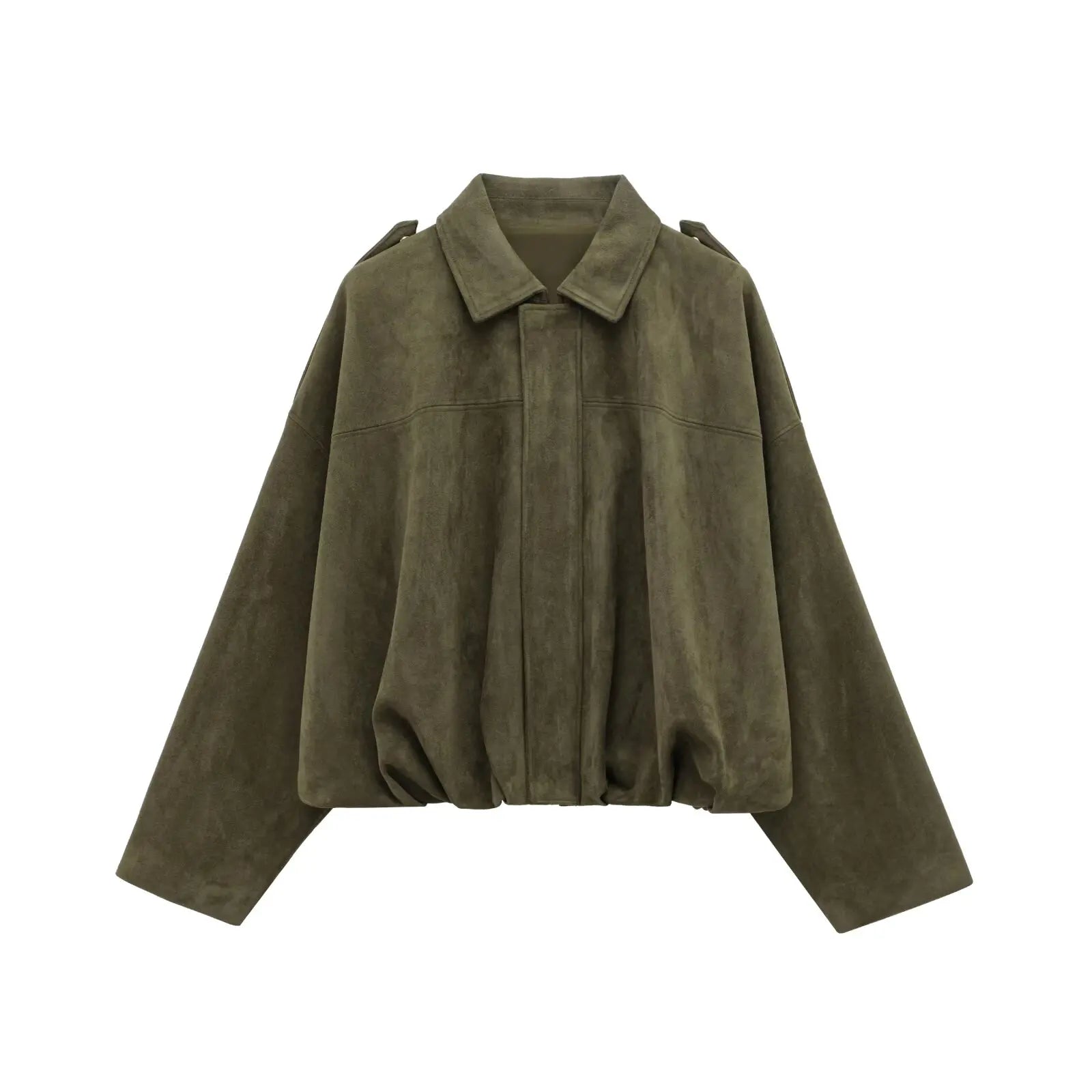 BOMBER SUEDE EFFECT JACKET