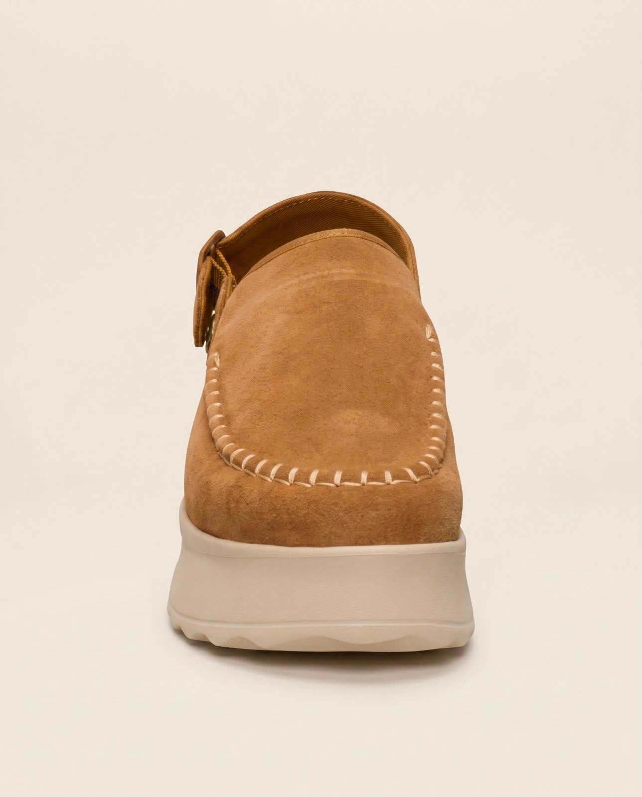 Aura Suede – Zamszowe chodaki na platformie