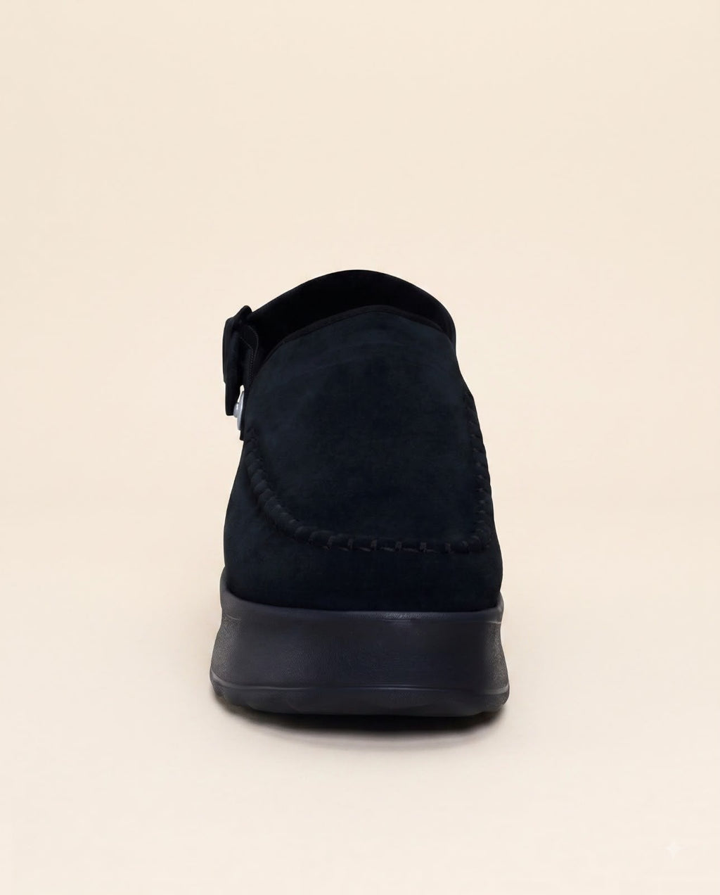 Aura Suede – Zamszowe chodaki na platformie