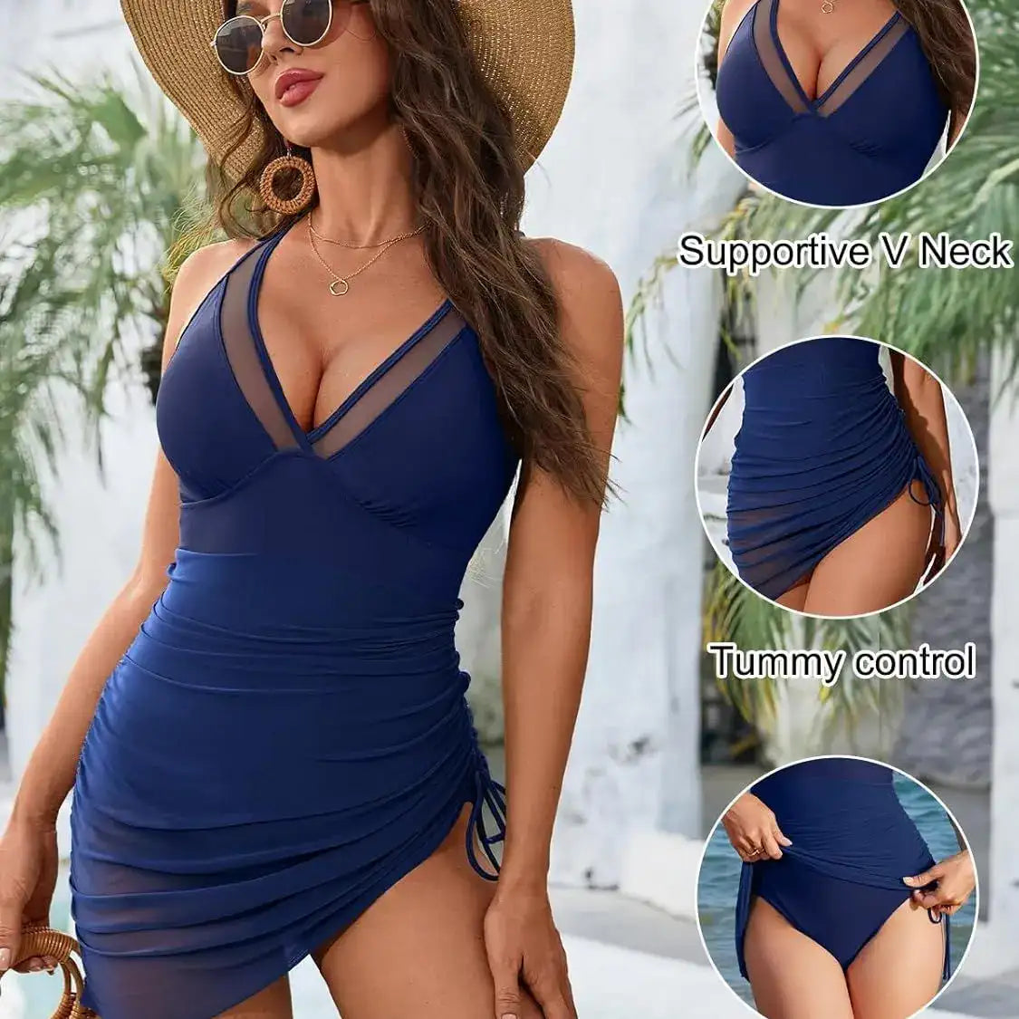 CurveLuxe™ Retro Swimsuit
