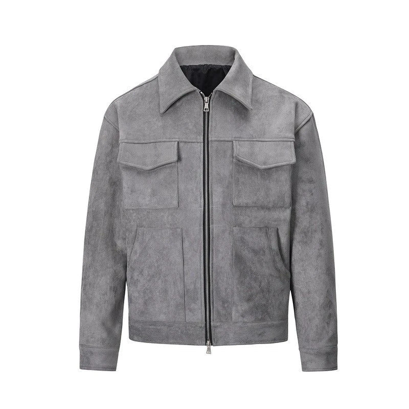 SUEDE EFFECT JACKET