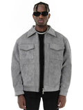 SUEDE EFFECT JACKET